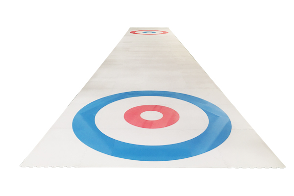 Simulation ice Curling Track