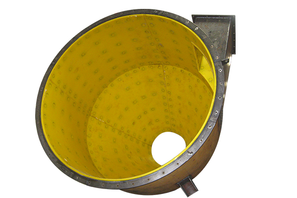 UHMW plastic liners for chutes, hoppers and silos