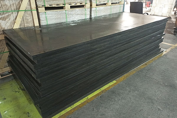 Customized neutron shielding polyethylene sheets