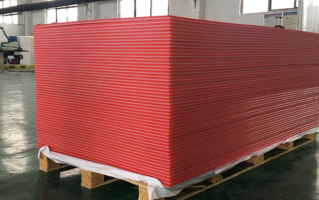 Colored HDPE plastic sheets 4x8