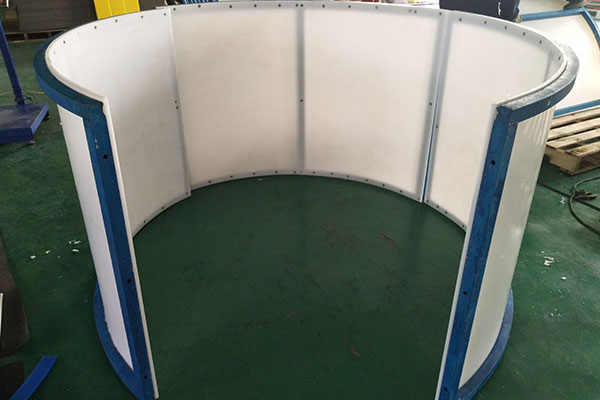 4x8 ft UHMWPE synthetic ice tiles